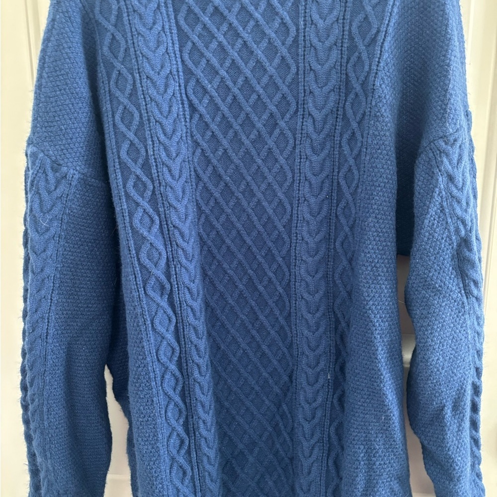 Aelfric Eden Blue Cable Knit Sweater - Picture 10 of 10